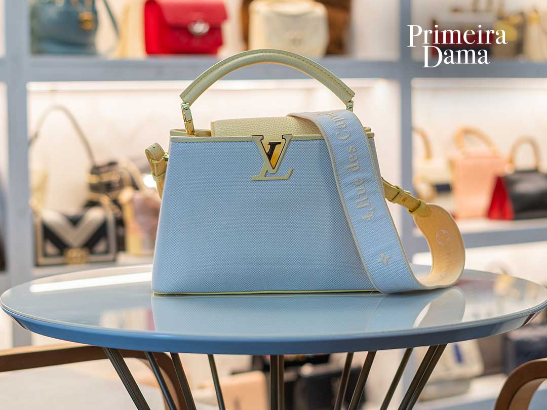 Bolsa Louis Vuitton Capucines BB - Primeira Dama Brechó de Luxo na Avenida Paulista